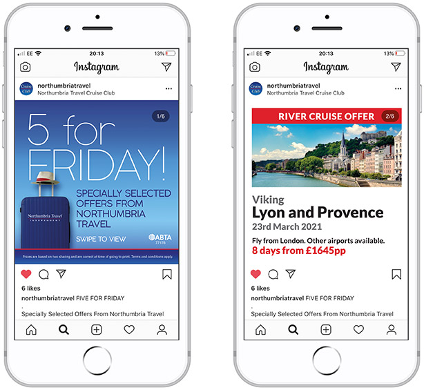 5 for Friday Northumbria Travel Instagram
