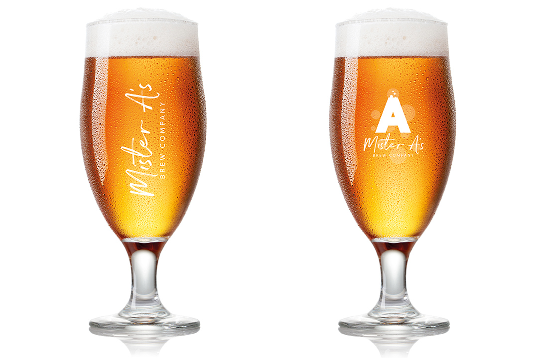 Mister A's Brew Company Beer Glass