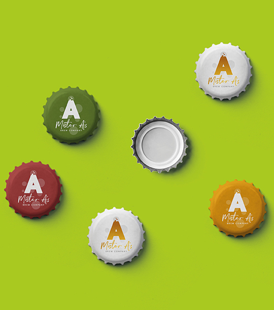 Mister A's Brew Company Bottle Tops