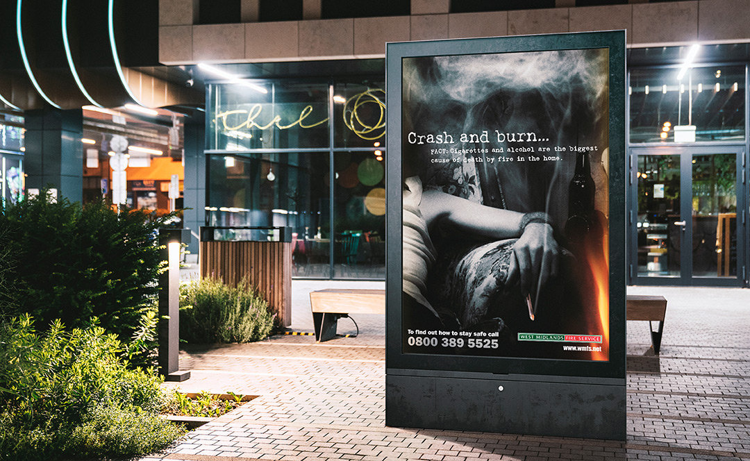 West Midlands Fire Service Fire Safety Adshel