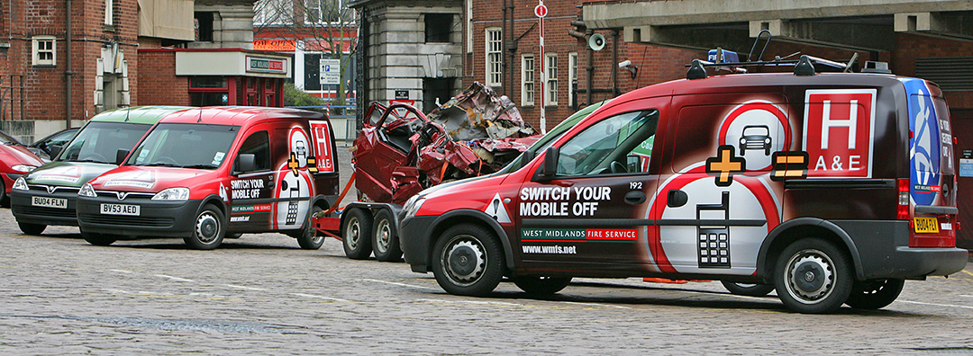 West Midlands Fire Service Vehicle Wraps